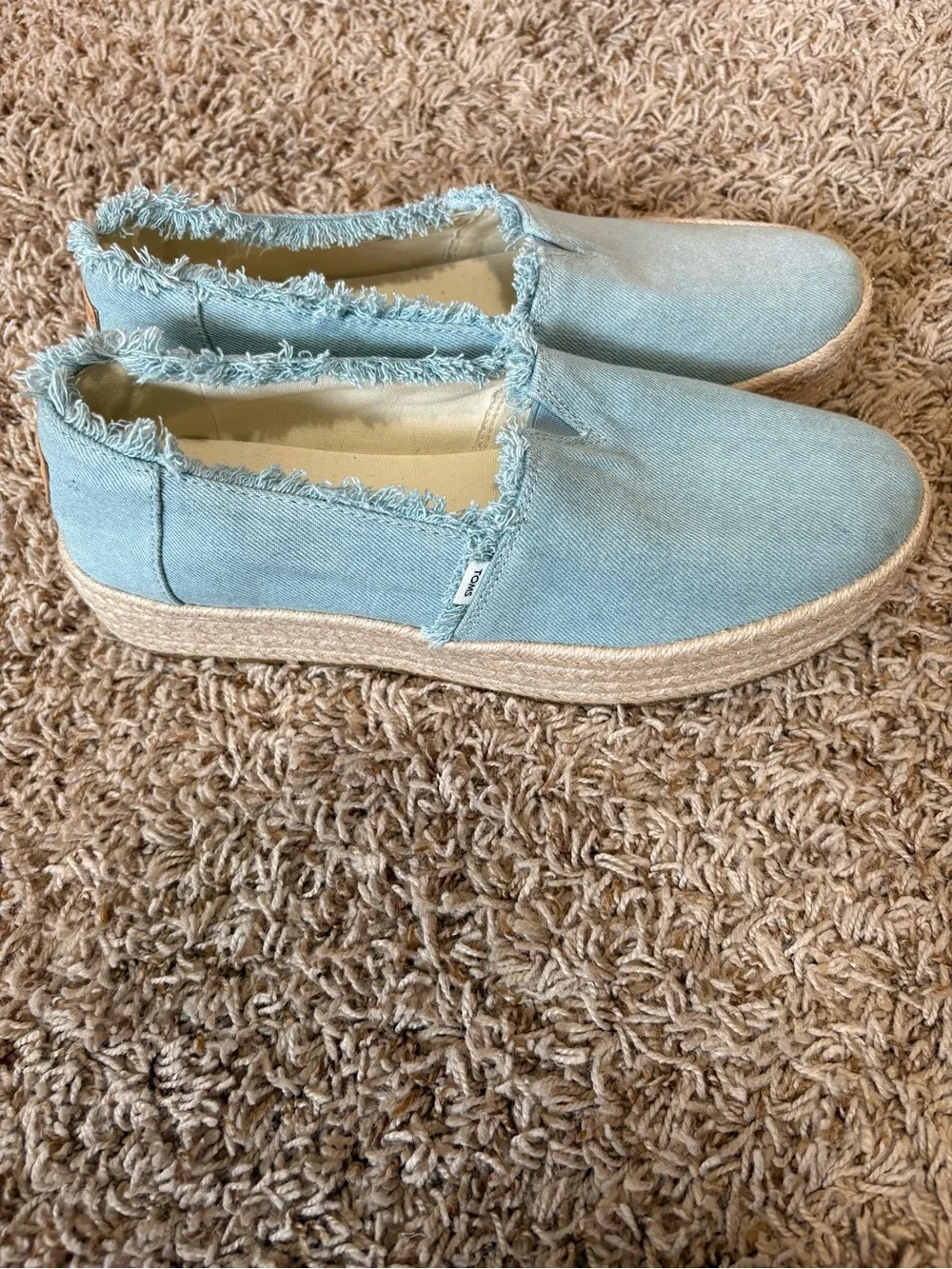 TOMS Valencia Espadrille Slip-On  Platform Women's size 9.5 NWT!!!